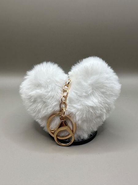 Stelby Schlüsselanhänger Schlüsselanhänger Plüsch herzförmig - günstig online kaufen