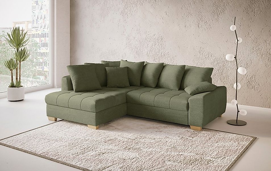 Mr. Couch Ecksofa "Nikita II, L-Form" Wahlweise mit Bettfunktion, Bettkaste günstig online kaufen