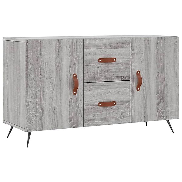 vidaXL Sideboard Grau Sonoma 100x36x60 cm Holzwerkstoff 828146 günstig online kaufen