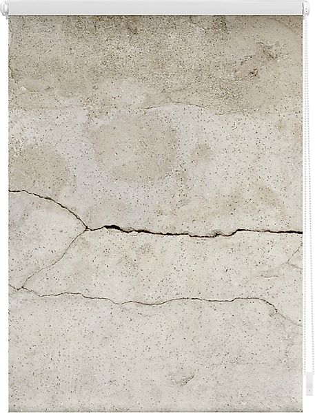 Seitenzugrollo Klemmfix Motiv Beton, LICHTBLICK ORIGINAL, günstig online kaufen