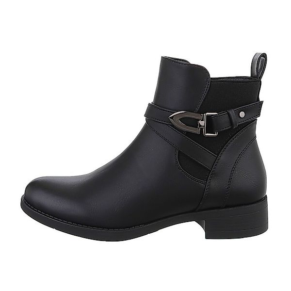 Ital-Design Damen Elegant Stiefelette (84648431) Blockabsatz günstig online kaufen