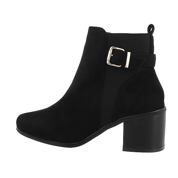 Ital-Design Damen Elegant Stiefelette Blockabsatz Klassische günstig online kaufen