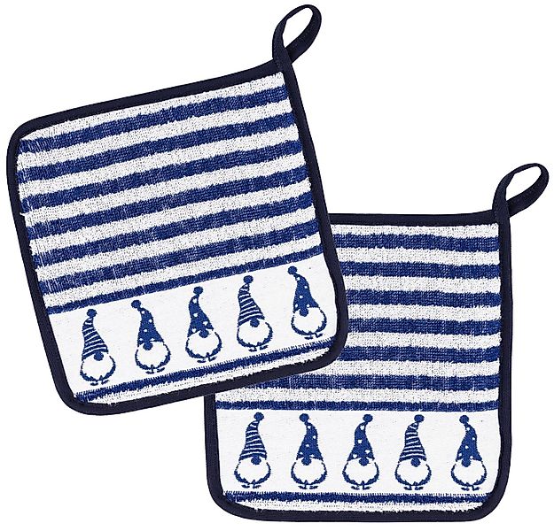 Kracht Topflappen Wichtel, (2-tlg., 2-teilig), 2er Set Topflappen, Baumwoll günstig online kaufen