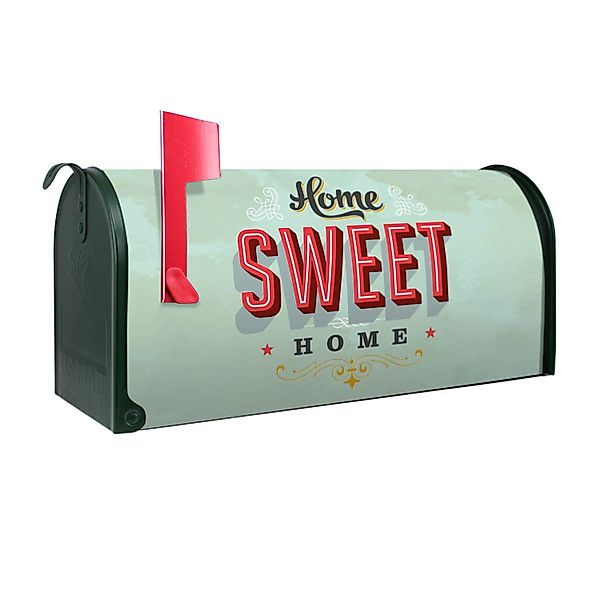 Banjado Amerikanischer Briefkasten Grün 48x22x16cm US Mailbox Letterbox Pos günstig online kaufen