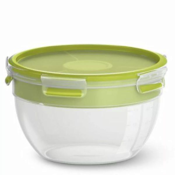 Emsa Salatbox XL mit Einsätzen Clip   Go grün günstig online kaufen