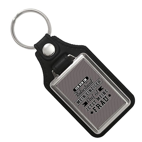 speecheese Schlüsselanhänger Rente Schlüsselanhänger mit Kunstleder günstig online kaufen