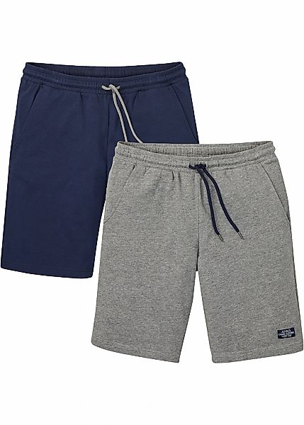 bonprix Sweatbermudas aus Baumwolle, Regular Fit, mit vier Taschen günstig online kaufen