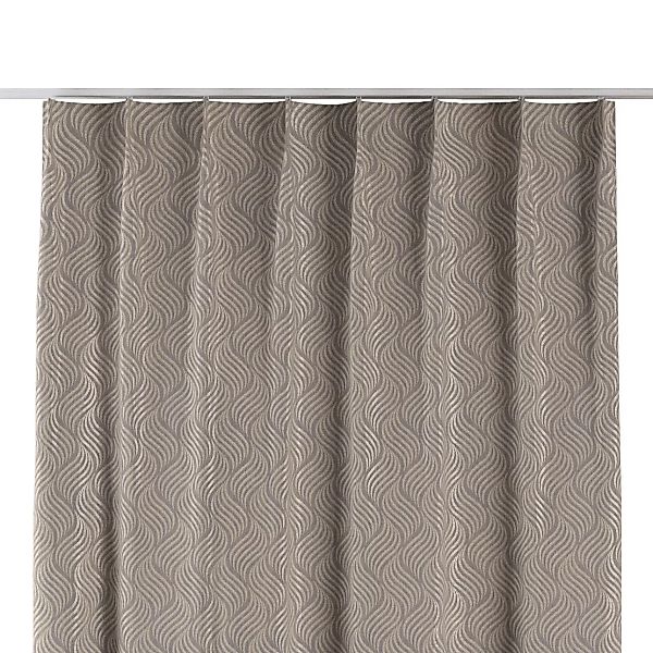 Vorhang mit flämischen 1-er Falten, grau-beige, Imperia Premium (144-09) günstig online kaufen