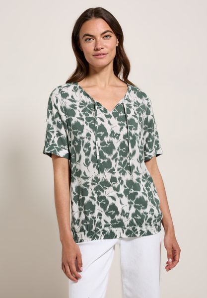 Cecil Kurzarmbluse mit Elastiksaum günstig online kaufen