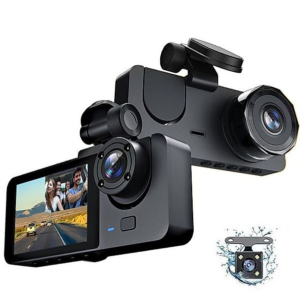 YINDN 3-Kanal Hochauflösende 1080P Aufnahmen, 170° Weitwinkel-Autokamera Da günstig online kaufen