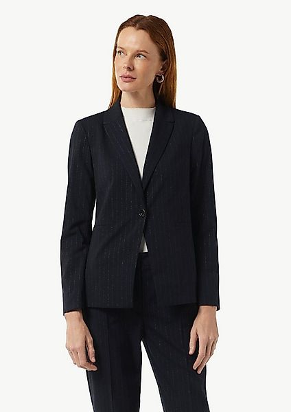 comma Jackenblazer Indoor-Blazer Antaillierter Blazer mit dezentem Gitzerga günstig online kaufen