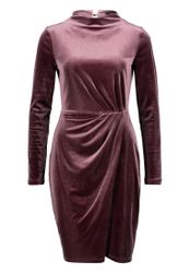 Zero Samtkleid Damen Samtkleid mit Raffungen günstig online kaufen