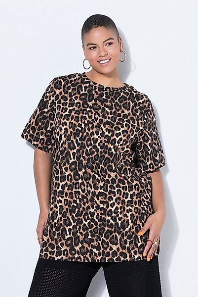 Studio Untold Longshirt Longshirt langer Classic Shape Leo Halbarm günstig online kaufen