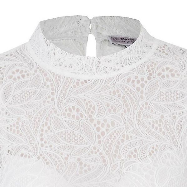 MarJo Dirndlbluse 'Eberfing' Kurzarm, Offwhite günstig online kaufen
