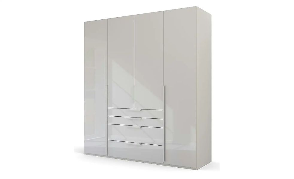 Drehtürenschrank  Port Talbot ¦ grau ¦ Maße (cm): B: 201 H: 223 Schränke > günstig online kaufen
