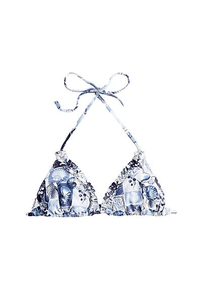 Next Triangel-Bikini-Top Plissiertes Triangel-Bikinioberteil (1-St) günstig online kaufen