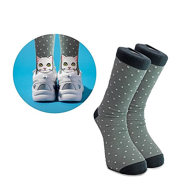 Winkee Freizeitsocken Katzen auf der Ferse günstig online kaufen