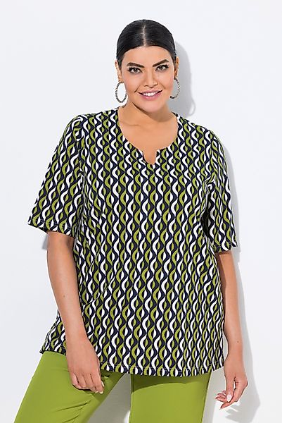 Ulla Popken T-Shirt T-Shirt grafischer Druck günstig online kaufen