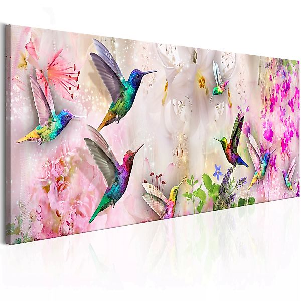 Wandbild - Colourful Hummingbirds (1 Part) Narrow günstig online kaufen