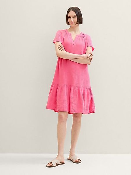TOM TAILOR Minikleid mit leichter Raffung günstig online kaufen