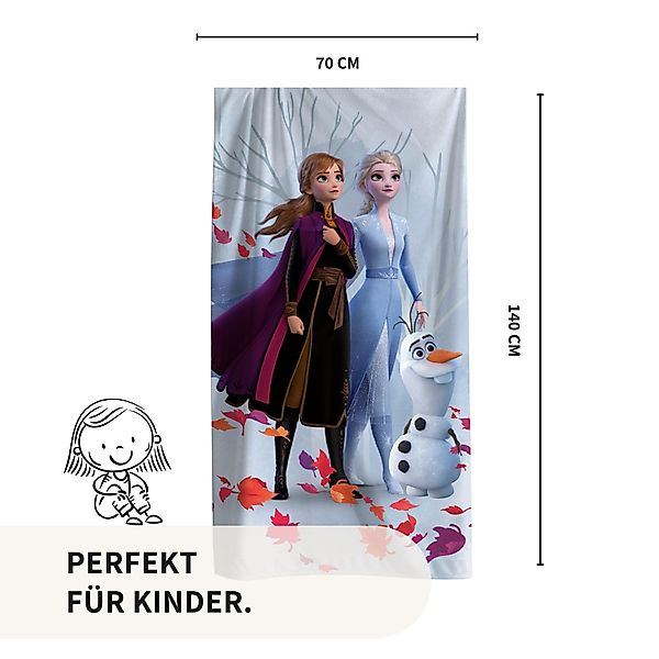 MTOnlinehandel Badetuch Anna & Elsa, 70x140cm, günstig online kaufen