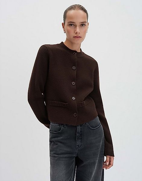 someday Cardigan TOLEEN Cardigan aus Woll Mix lockere Passform, verkürzte L günstig online kaufen