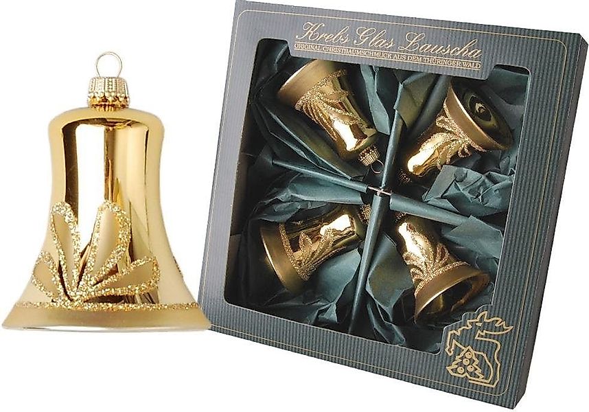 Krebs Glas Lauscha Christbaumschmuck "Glocken, Weihnachtsdeko, Christbaumsc günstig online kaufen