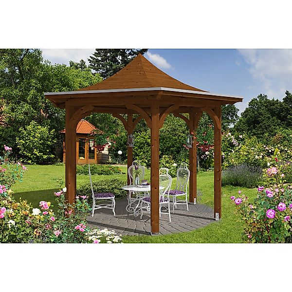 Skanholz Holzpavillon "Versailles" BxTxH: 418x360x332 cm, inkl. Aufschraubs günstig online kaufen