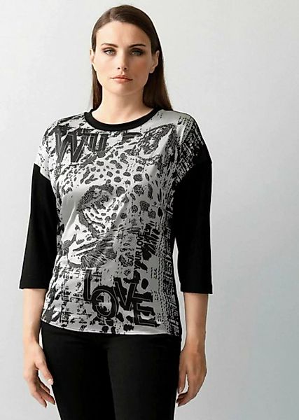 Alba Moda 3/4-Arm-Shirt Shirt mit platziertem Druck günstig online kaufen