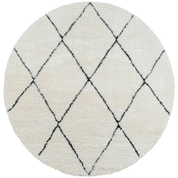 the carpet Teppich »Bahar Shaggy« rund 30 mm Höhe Shaggy eleganter Wohnzimm günstig online kaufen