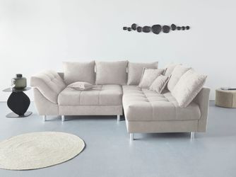 COLLECTION AB Ecksofa "Innsbruck L-Form" inklusive Federkern, Recamiere lin günstig online kaufen