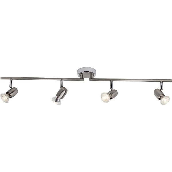 Brilliant LED-Spotrohr Wesley 4-flammig Eisen und Chrom günstig online kaufen