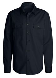 John Devin Langarmhemd Overshirt aus reiner Baumwolle, mit aufgesetzten Tas günstig online kaufen
