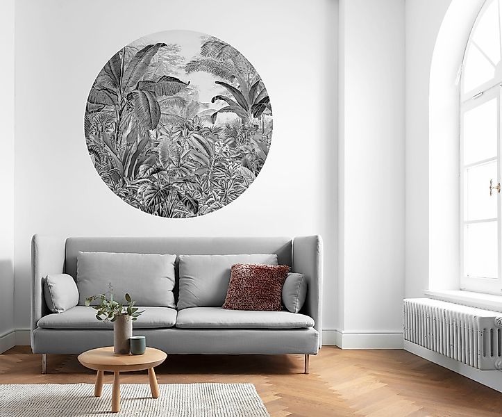 Komar Fototapete »Vlies selbstklebend - Wild Woods - Größe 125 x 125 cm«, b günstig online kaufen