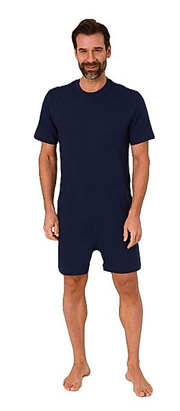 Normann Care Pyjama Herren Pflegeoverall kurzarm Einteiler mit Reißverschlu günstig online kaufen