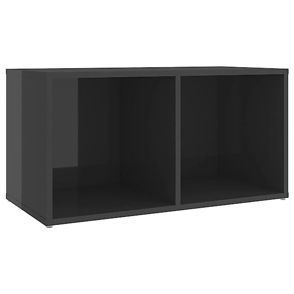 Tv-schrank Hochglanz-grau 72x35x36,5 Cm Spanplatte günstig online kaufen