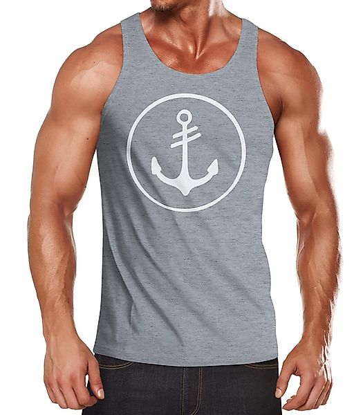 Neverless Tanktop Cooles Herren Tank-Top Anker günstig online kaufen