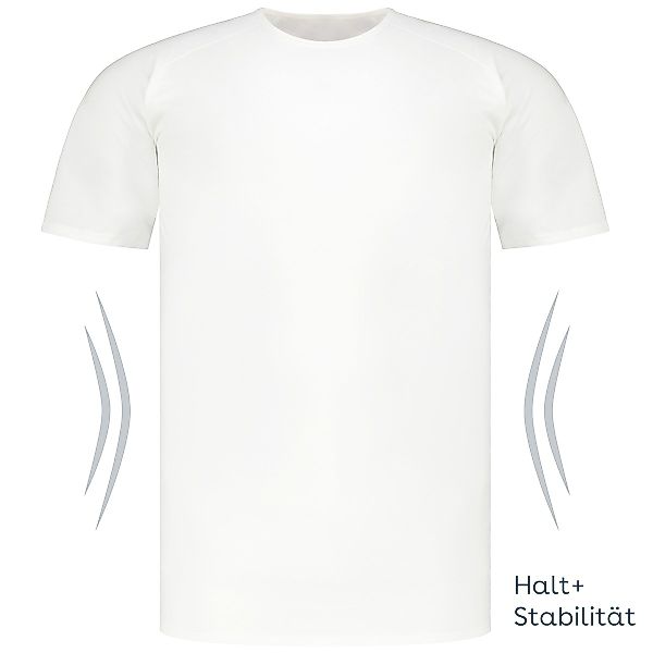 Finn Design Komfort T-Shirt mit stabilisierender Funktion Farbe weiß Größe: günstig online kaufen