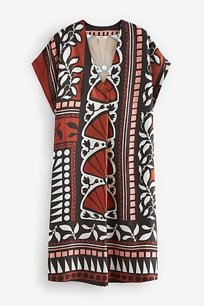 Next Satinkleid Satin-Strandkleid im Kaftan-Stil (1-tlg) günstig online kaufen