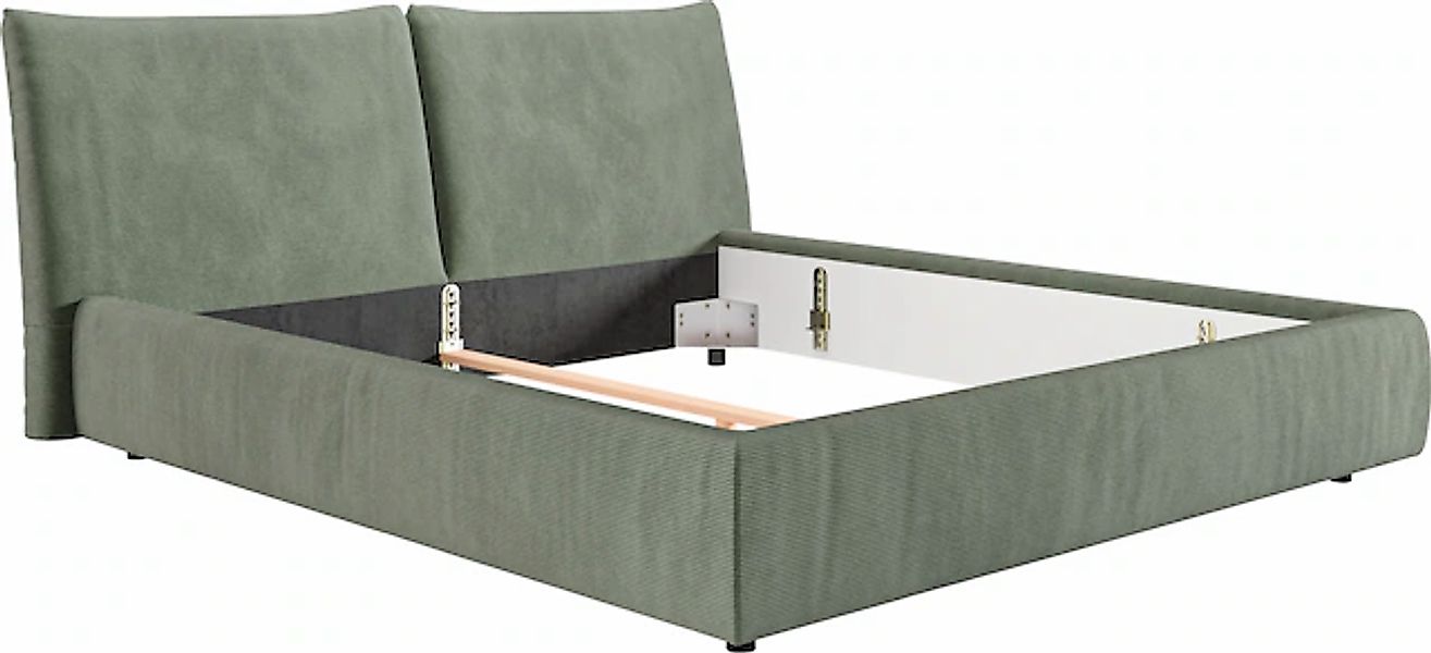 PLACES OF STYLE Polsterbett "Priora in 4 Breiten bis 200cm" auch in NaturLE günstig online kaufen