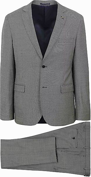 Suitable Anzug Lucius Birdseye Wolle Grau - Größe 54 günstig online kaufen