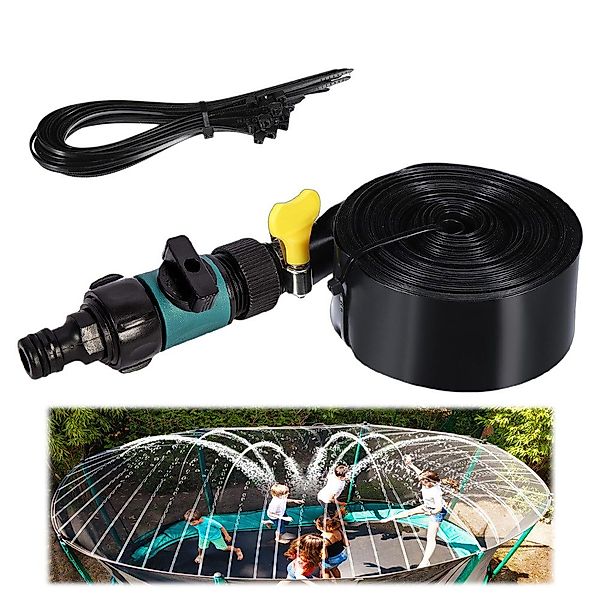 Rosnek Spiel-Wassersprenkler Trampolin Sprinkler Sprühschlauch Garten günstig online kaufen