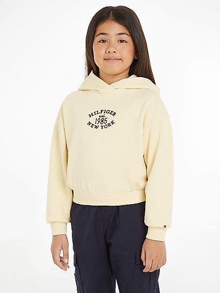 Tommy Hilfiger Kapuzensweatshirt MONOTYPE FLOCK HOODIE günstig online kaufen