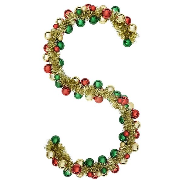 vidaXL Weihnachtskugelgirlande Mehrfarbig 186 cm Polystyrol 42019698 günstig online kaufen