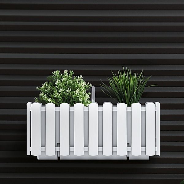 KAGM Blumenkasten Balkonkasten Pflanzkasten Landhausoptik mit günstig online kaufen