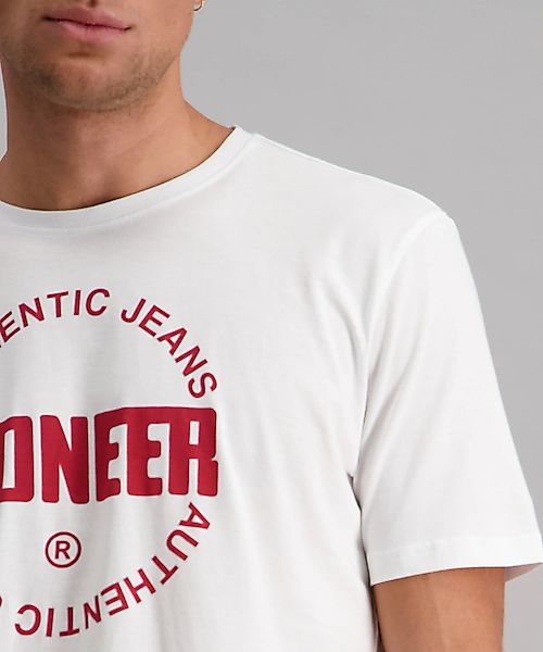 Pioneer Authentic Jeans T-Shirt mit Frontprint, Rundhals günstig online kaufen