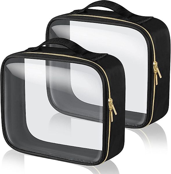LuxusKollektion Kulturbeutel Kulturtasche Transparent Kosmetiktasche PVC günstig online kaufen