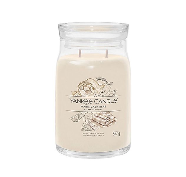 Yankee Candle Duftkerze Warm Cashmere Signatur Kerze 567 g günstig online kaufen