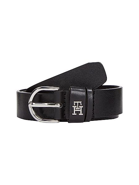 Tommy Hilfiger Ledergürtel ESSENTIAL EFFORTLESS 2.5 SILVER Einfachdornschli günstig online kaufen