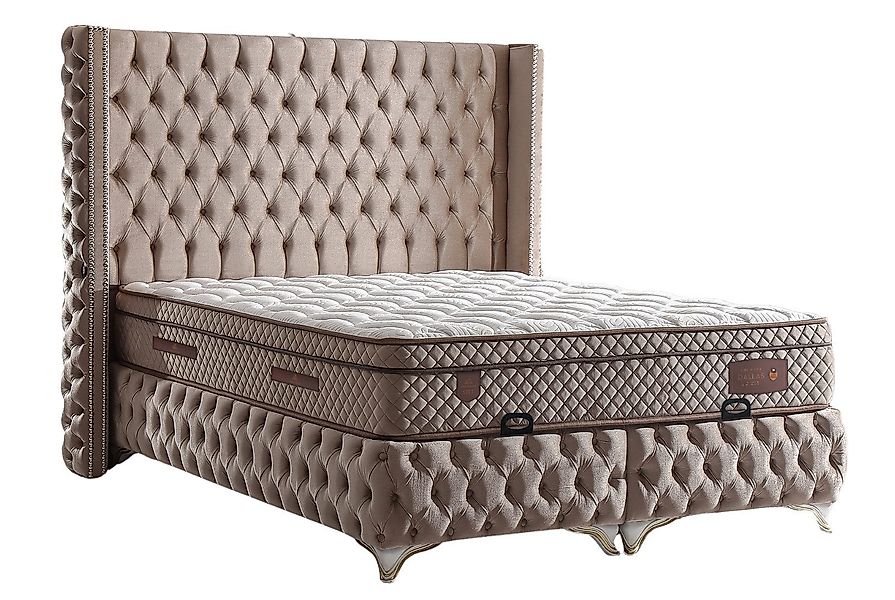 Villa Möbel Boxspringbett Dallas (Bett), XXL-Bettkasten günstig online kaufen